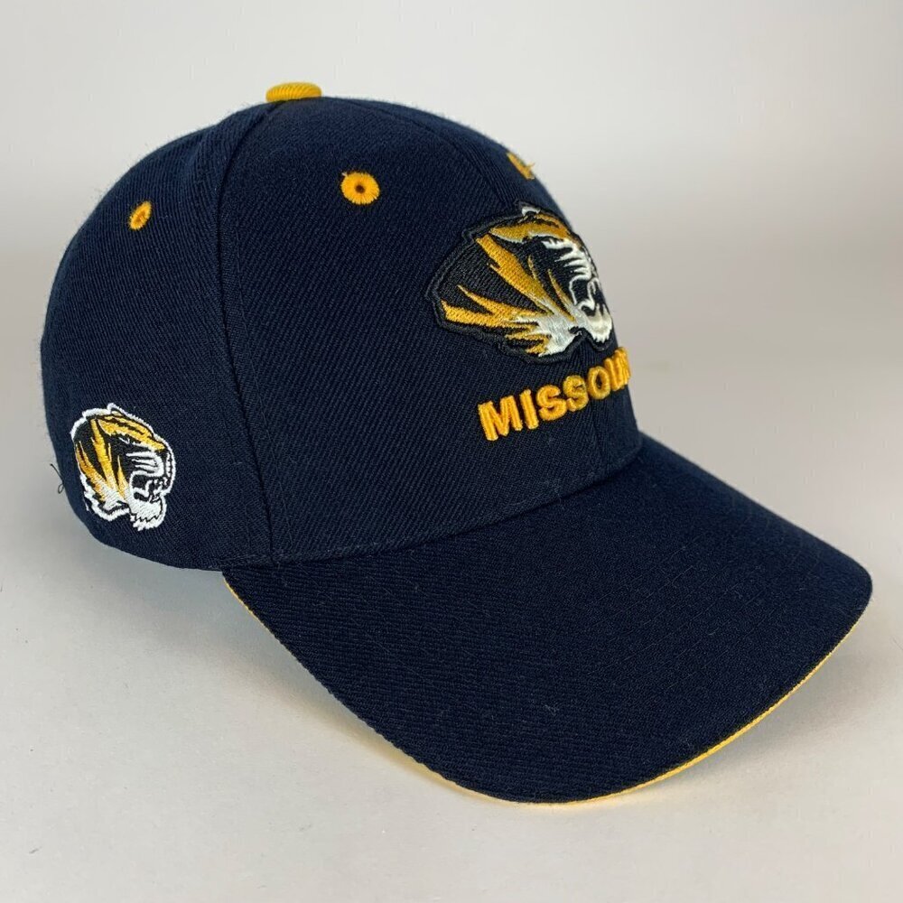 Missouri Tigers NCAA Black Colosseum Strapback Adjustable Hat